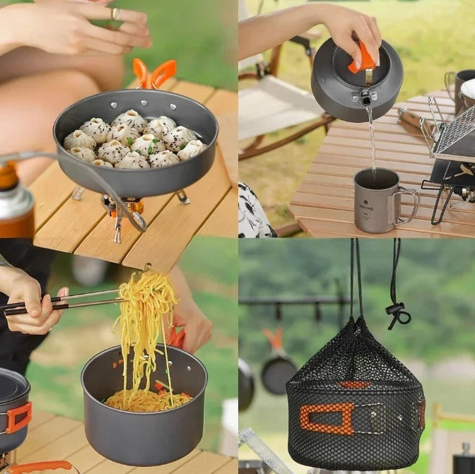 Conjunto de Cozinha para Acampamento