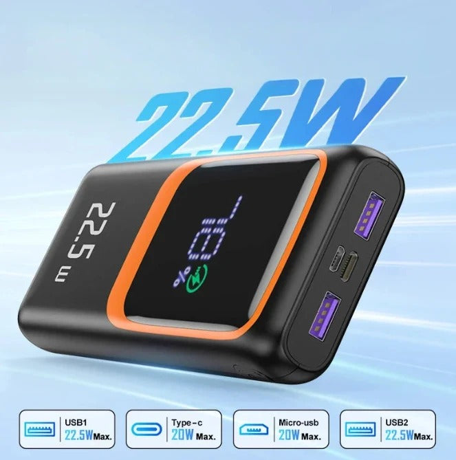 Power Bank  20000mah externo 22.5w