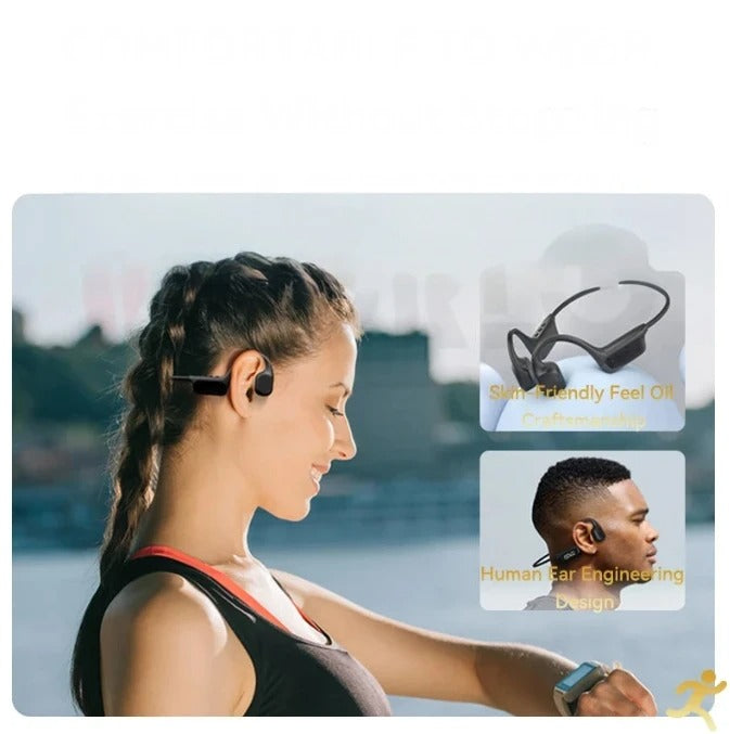 Condução óssea bluetooth 5.4 sem fio Esporte