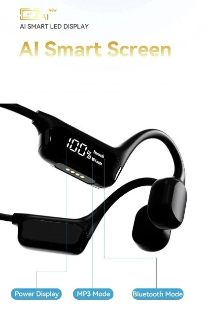 Condução óssea bluetooth 5.4 sem fio Esporte