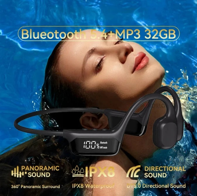 Condução óssea bluetooth 5.4 sem fio Esporte