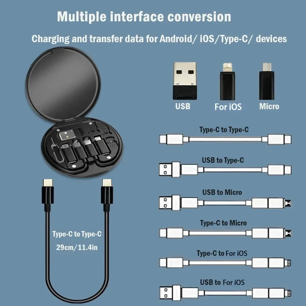 Conjunto de Cabos de Dados USB