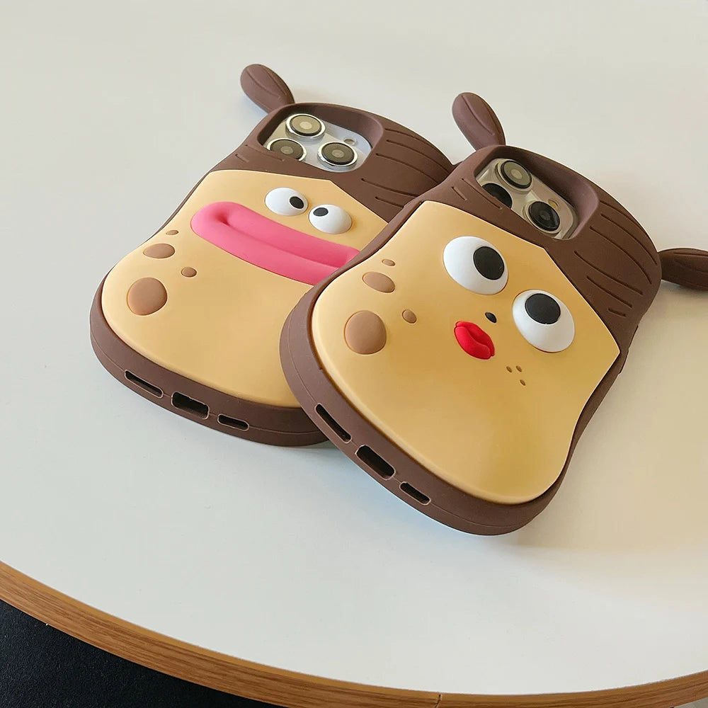 3D Cartoon Funny Girl Case
