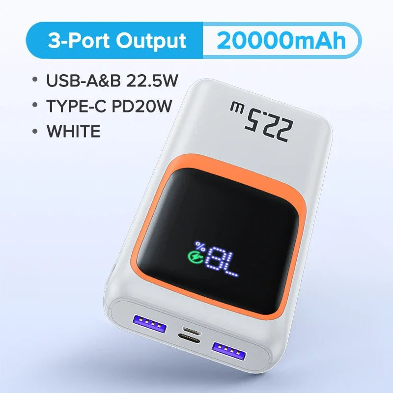 Power Bank  20000mah externo 22.5w