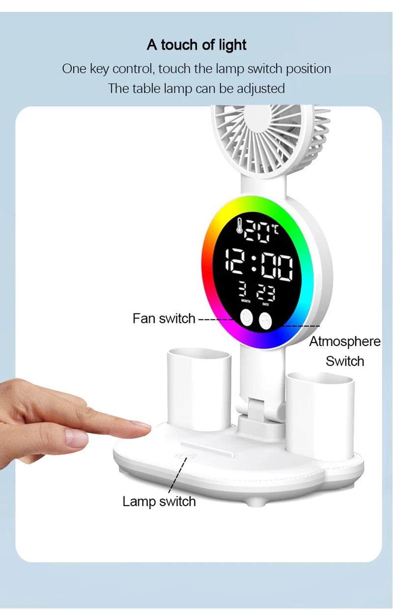 Luminária de Mesa LED Recarregável
