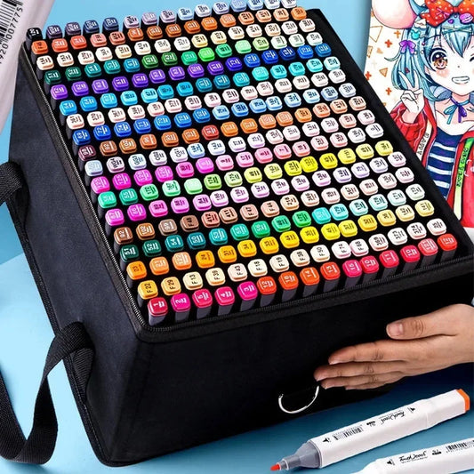 Conjunto de Canetas Marcadoras Coloridas