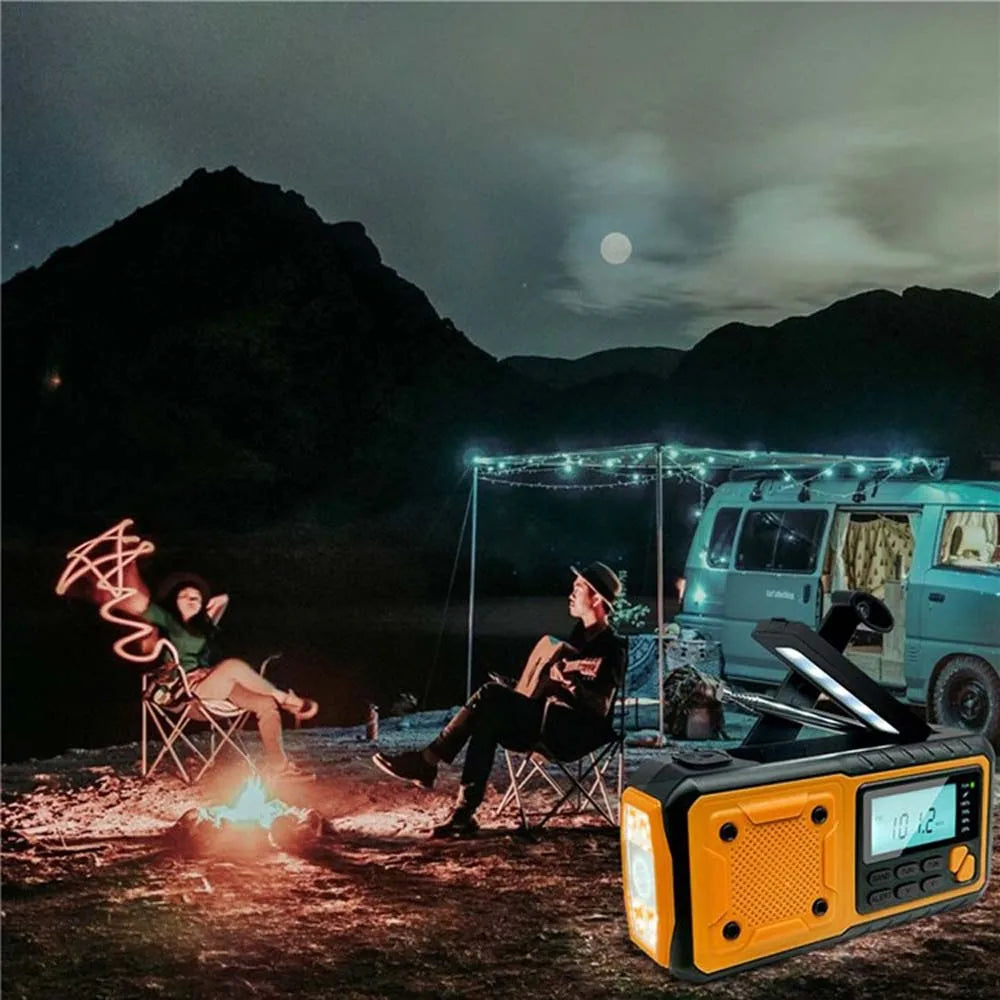 Portátil de Emergência Rádio Energia Solar