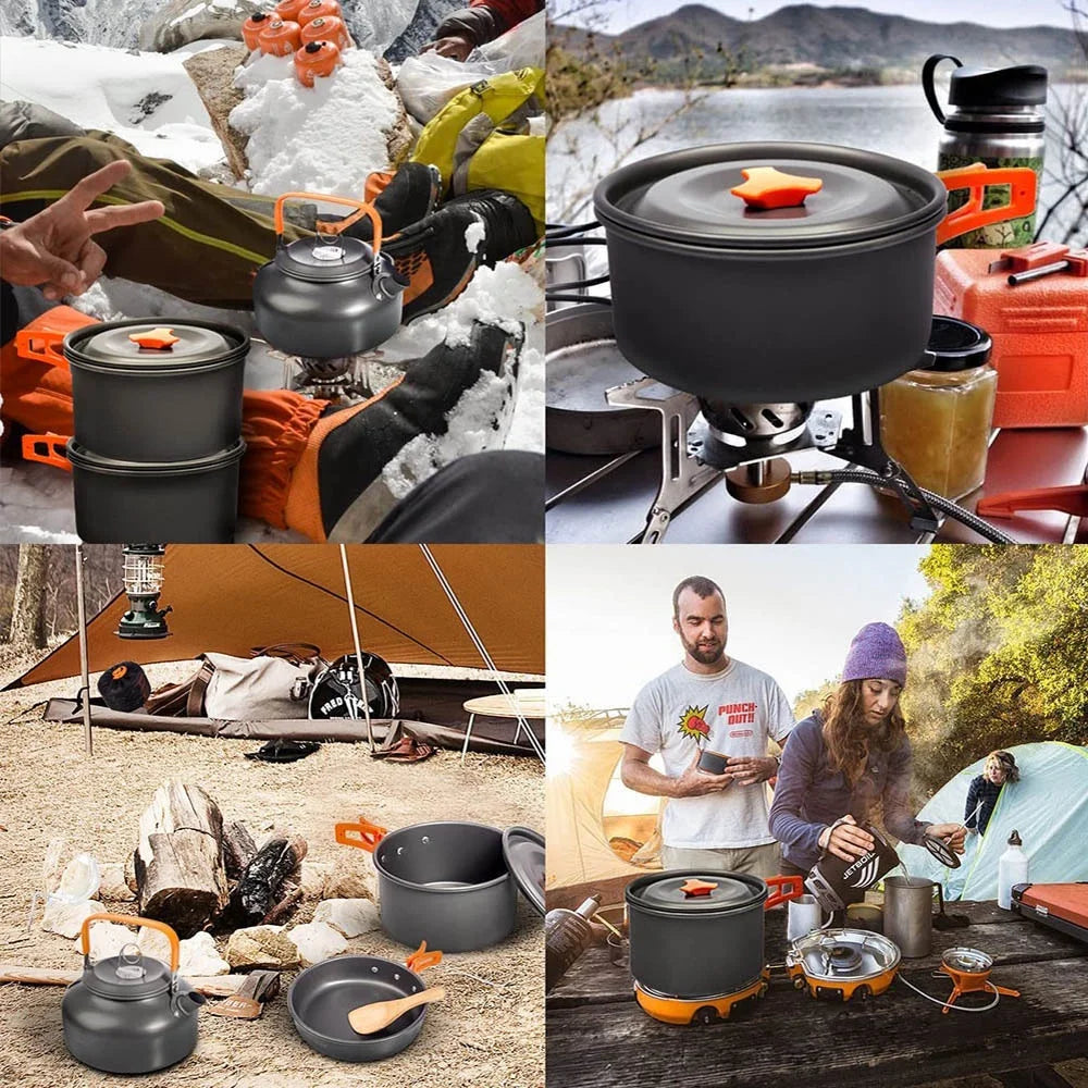 Conjunto de Cozinha para Acampamento