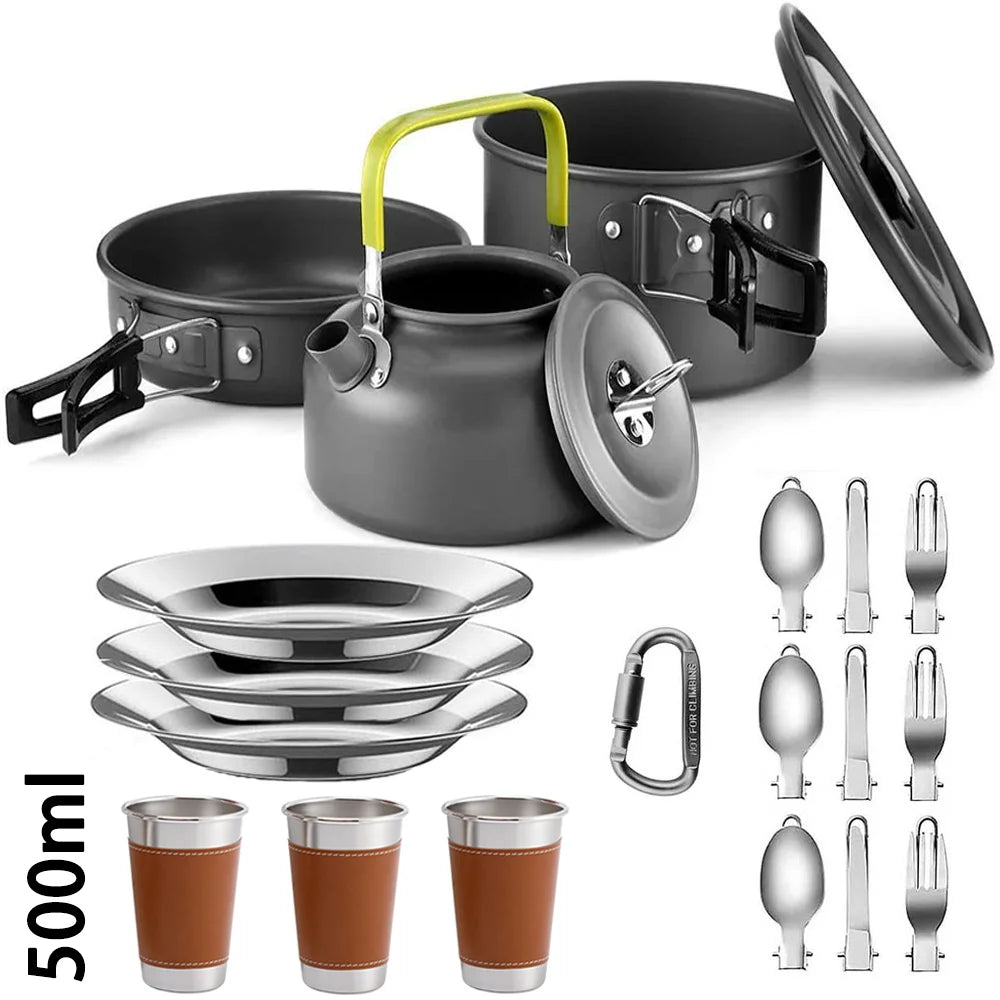 Conjunto de Cozinha para Acampamento