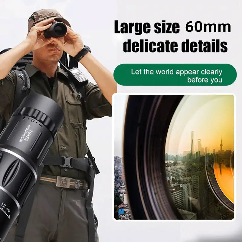 16x52 Monocular Telescope High-Power