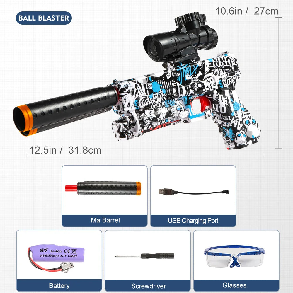 Brinquedos de Arma Elétrica Recarregáveis e Automáticos