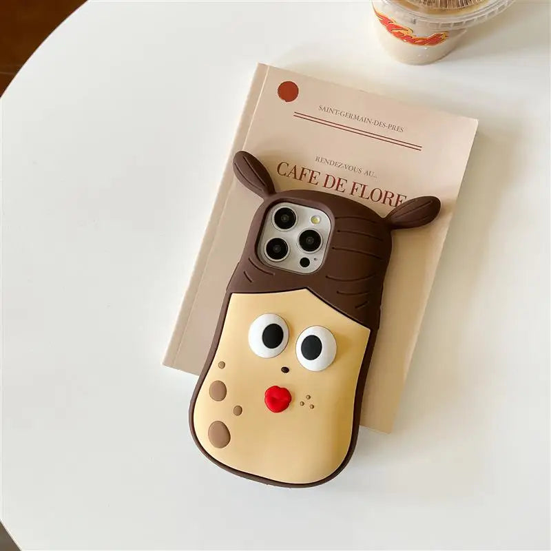 3D Cartoon Funny Girl Case