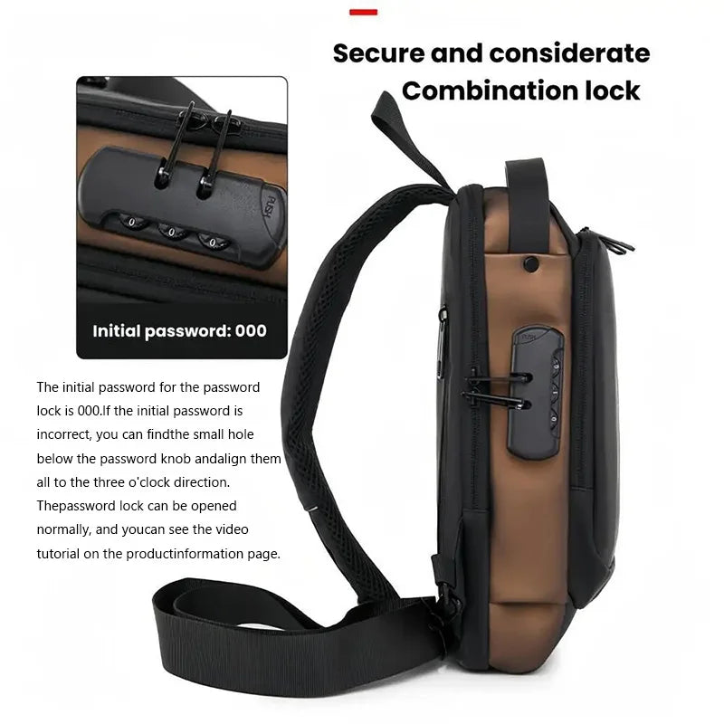 Bolsa de peito Antifurto Masculina