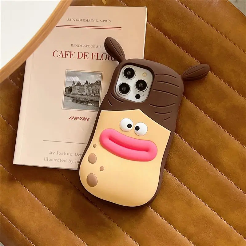 3D Cartoon Funny Girl Case