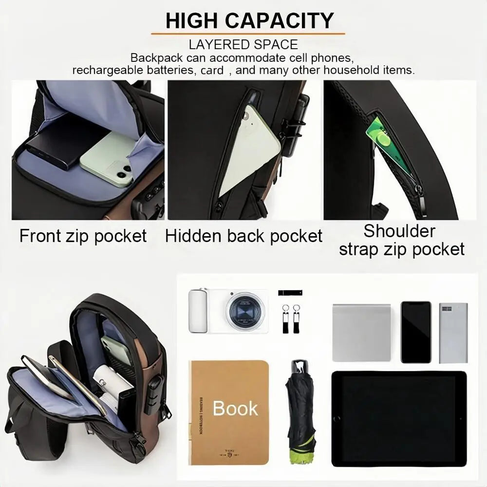 Bolsa de peito Antifurto Masculina