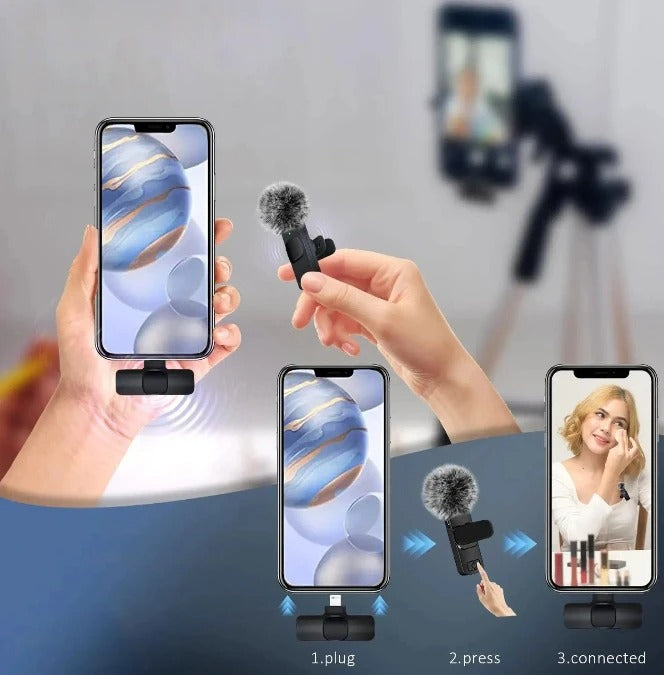 iPhone Microfone Sem Fio