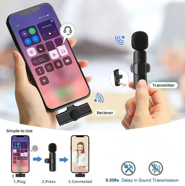 iPhone Microfone Sem Fio