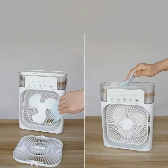 Umidificador Portátil Ventilador de Ajuste de Ar