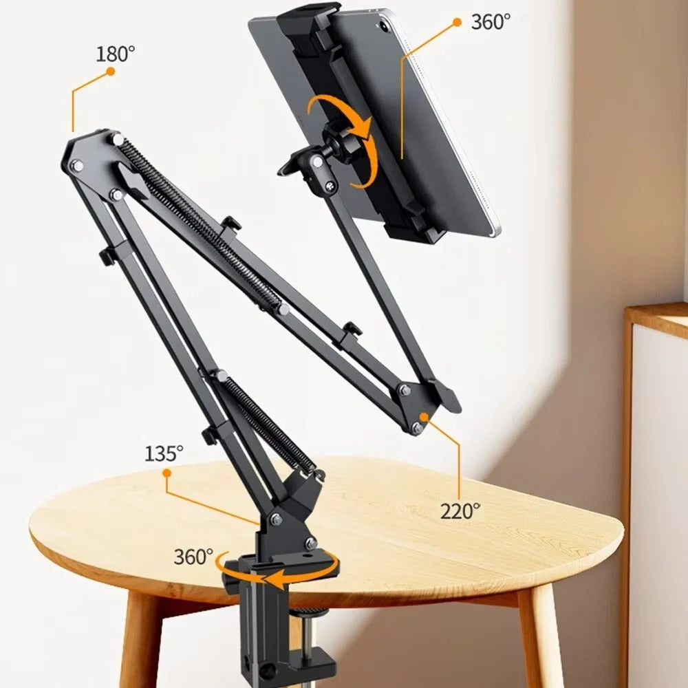 Suporte para Tablet de Braço Longo 360 graus