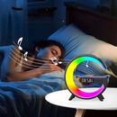 Cargador Multifuncional Sem fio Soporte Rgb Luz