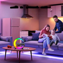 Cargador Multifuncional Sem fio Soporte Rgb Luz