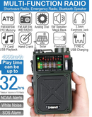 Rádio de Alarma Solar de Emergencia