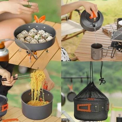 Conjunto de Cozinha para Acampamento