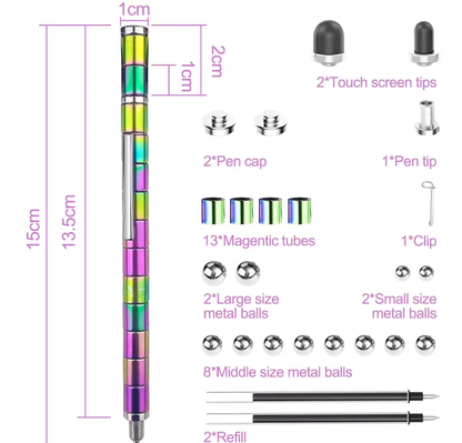 Caneta Magnética  Multifuncional Deformável