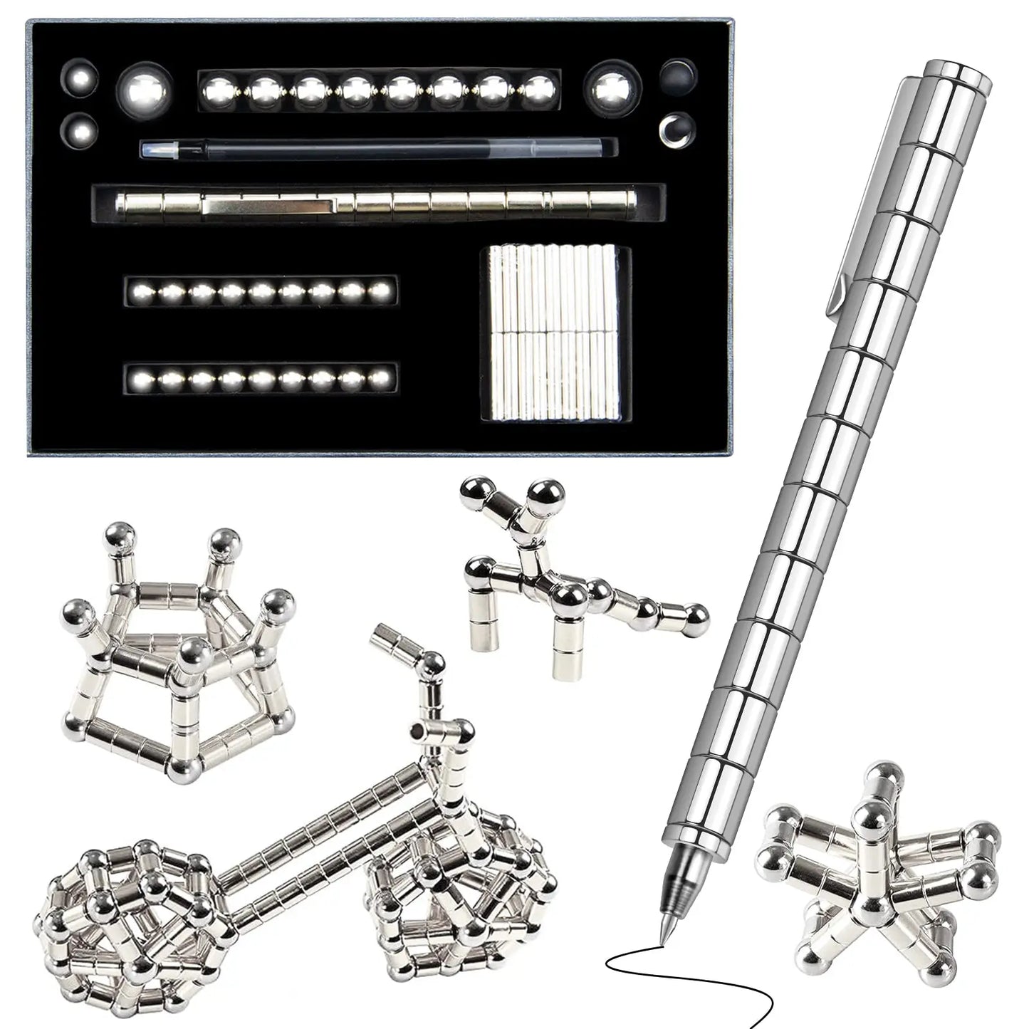 Caneta Magnética  Multifuncional Deformável