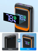 Banco de energía externo de 20000 mAh y 22,5 W