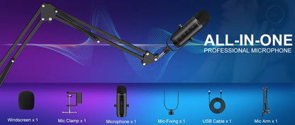 Podcast Pc Microfone Estúdio