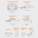 Conjunto de Cozinha para Acampamento