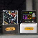 Decoração Cubo de Cristal Holográfico