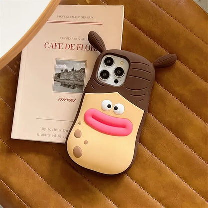 3D Cartoon Funny Girl Case