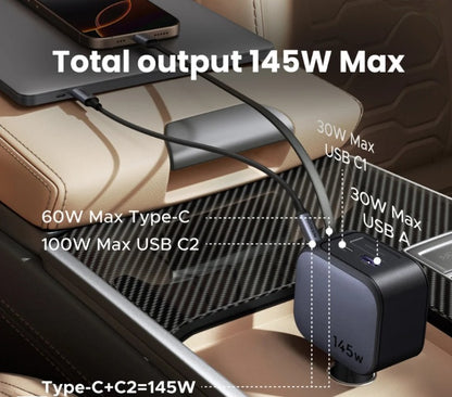 Carregador de carro 3 USB Carregamento Rápido